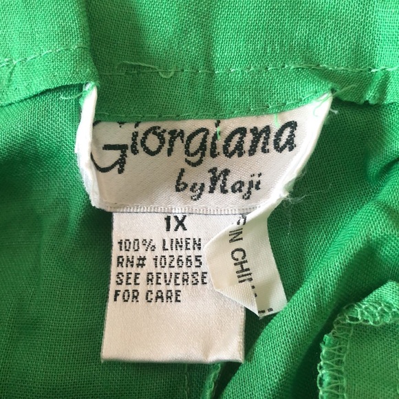 Giorgiana by Naji Linen Capris - Picture 9 of 10